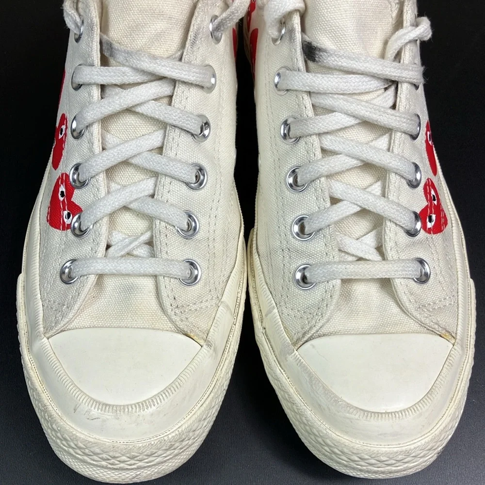 Converse x Comme Des Garçons Play Chuck 70 Sneaker Shoes‎ Unisex M 6 / W 8 - Picture 2 of 13